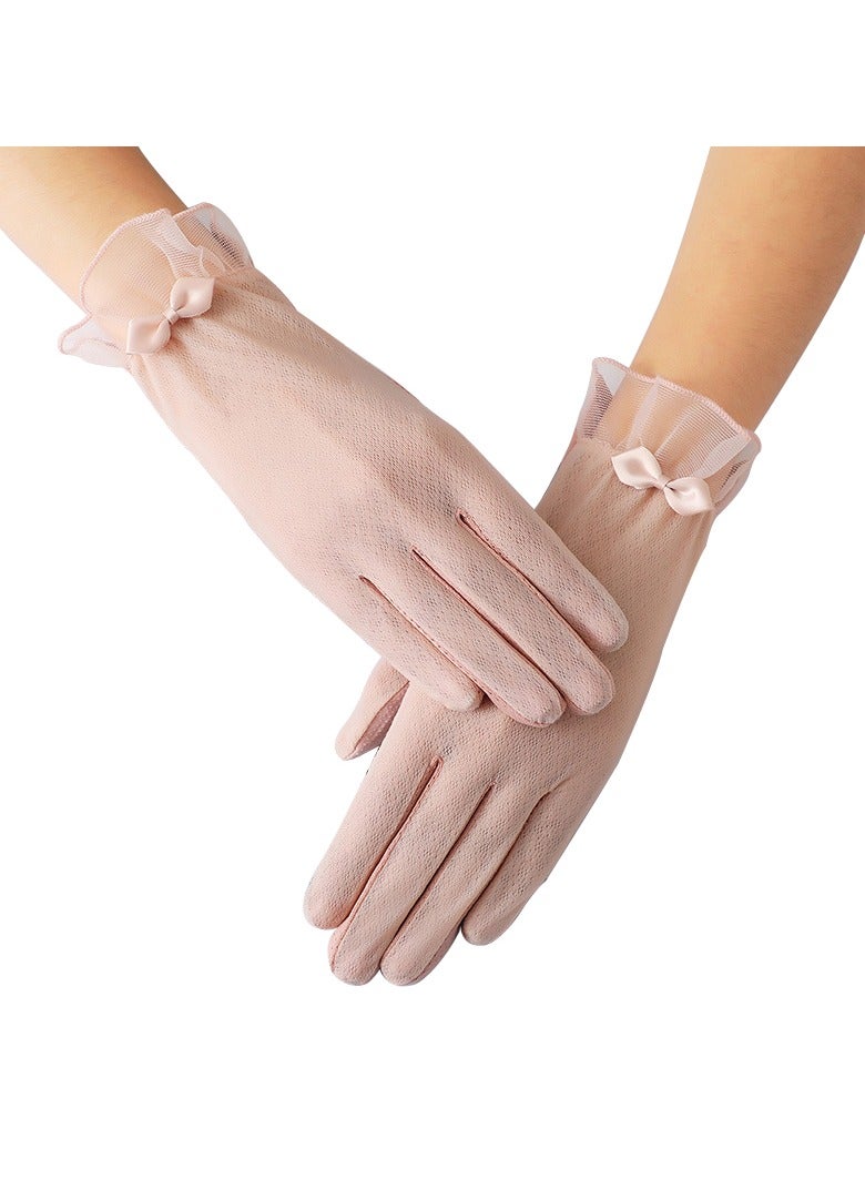 قفازات قيادة نسائية قفازات دانتيل حماية صيفية حماية من الأشعة فوق البنفسجية قفازات رياضية